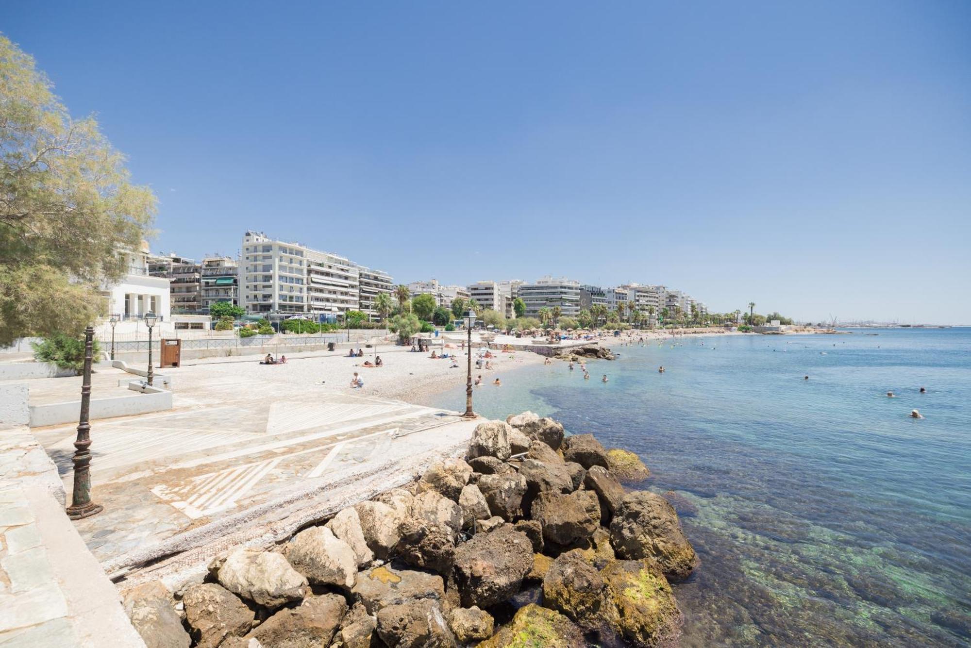 Athens Riviera, Seaview, Beachfront, Lux Apartment On Starbucks Building Εξωτερικό φωτογραφία
